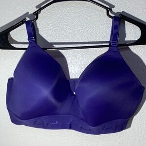 Victorias‎ Secret PINK Wear Everywhere Wireless Bra Purple Love Pink Band 36C